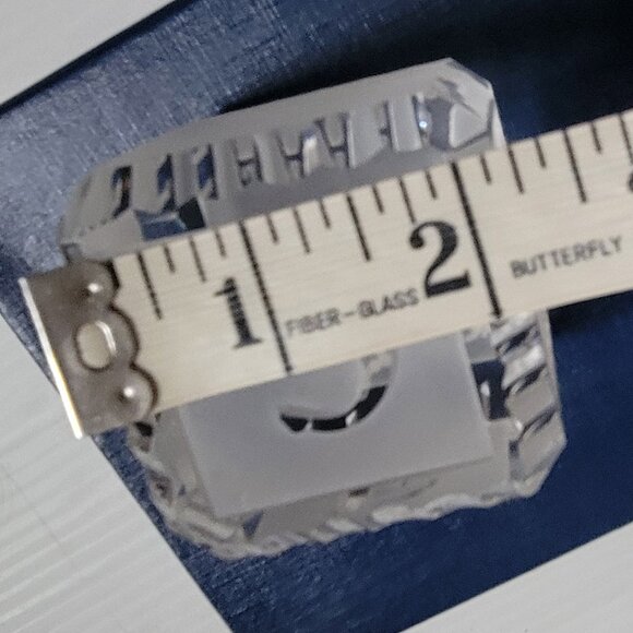 WATERFORD ABC Alphabet BLOCK Crystal Paperweight 2"Cube Mint MIB Made In Ireland - Picture 4 of 7